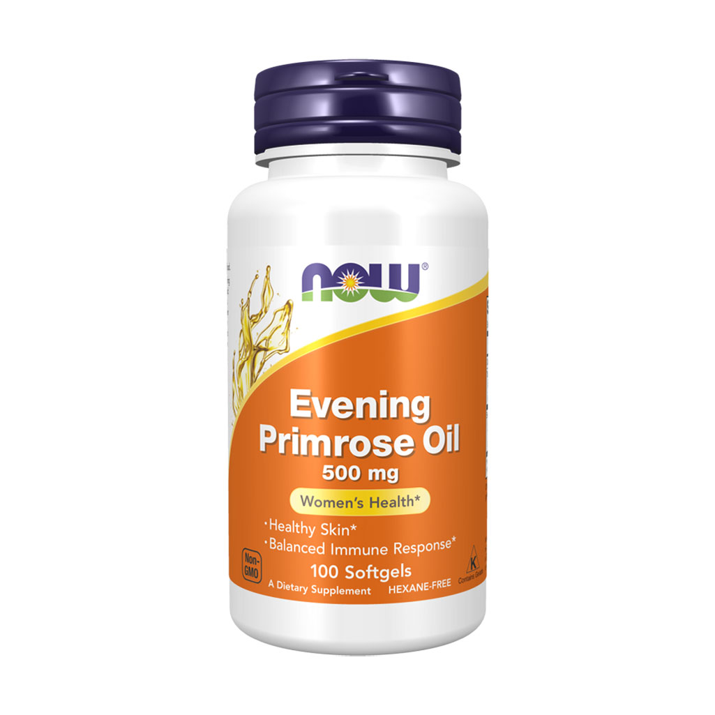 Олія примули вечірньої NOW Foods Evening Primrose Oil 500 мг, 100 капсул