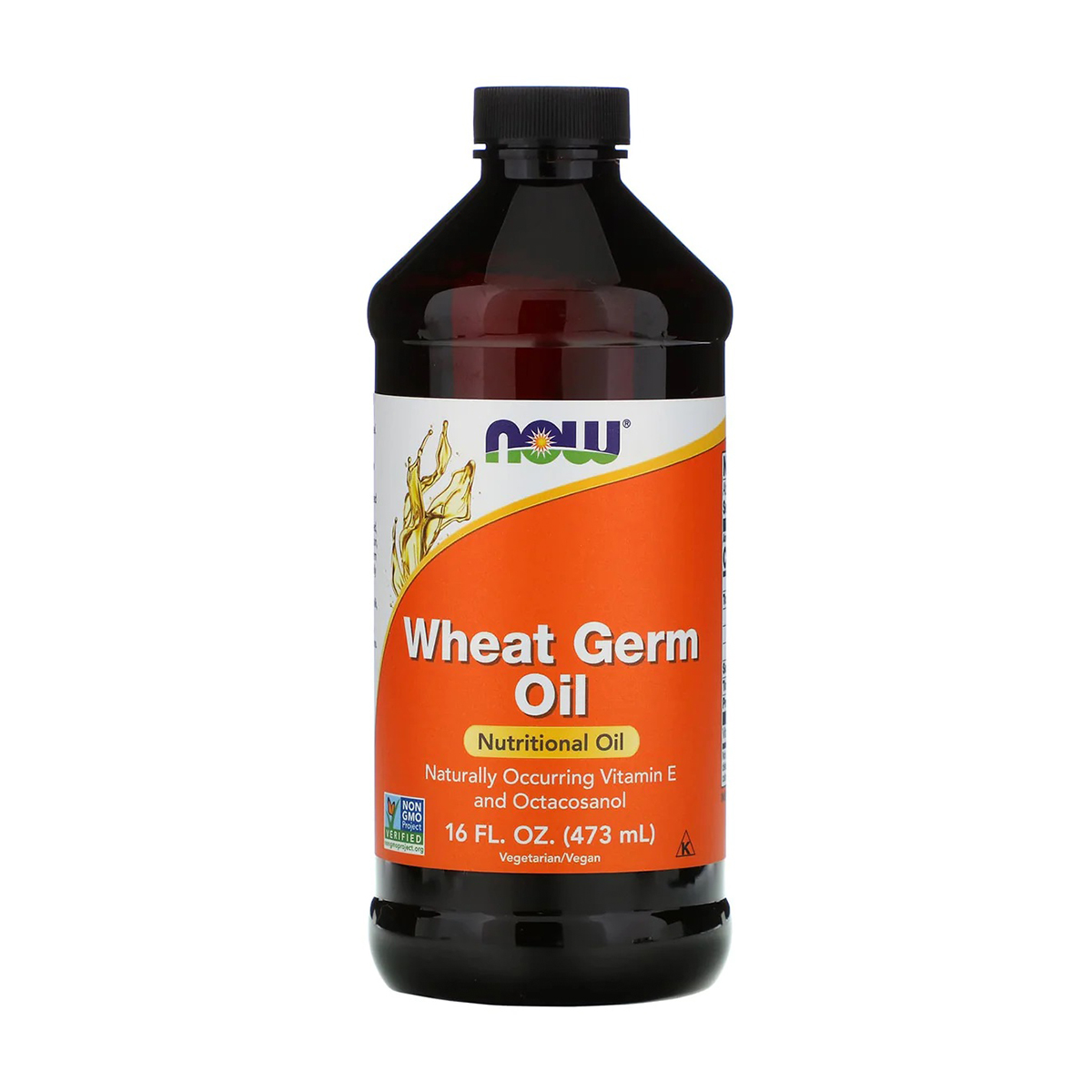 Уцінка! Олія зародків пшениці Now Foods Wheat Germ Oil, в рідині, 473 мл