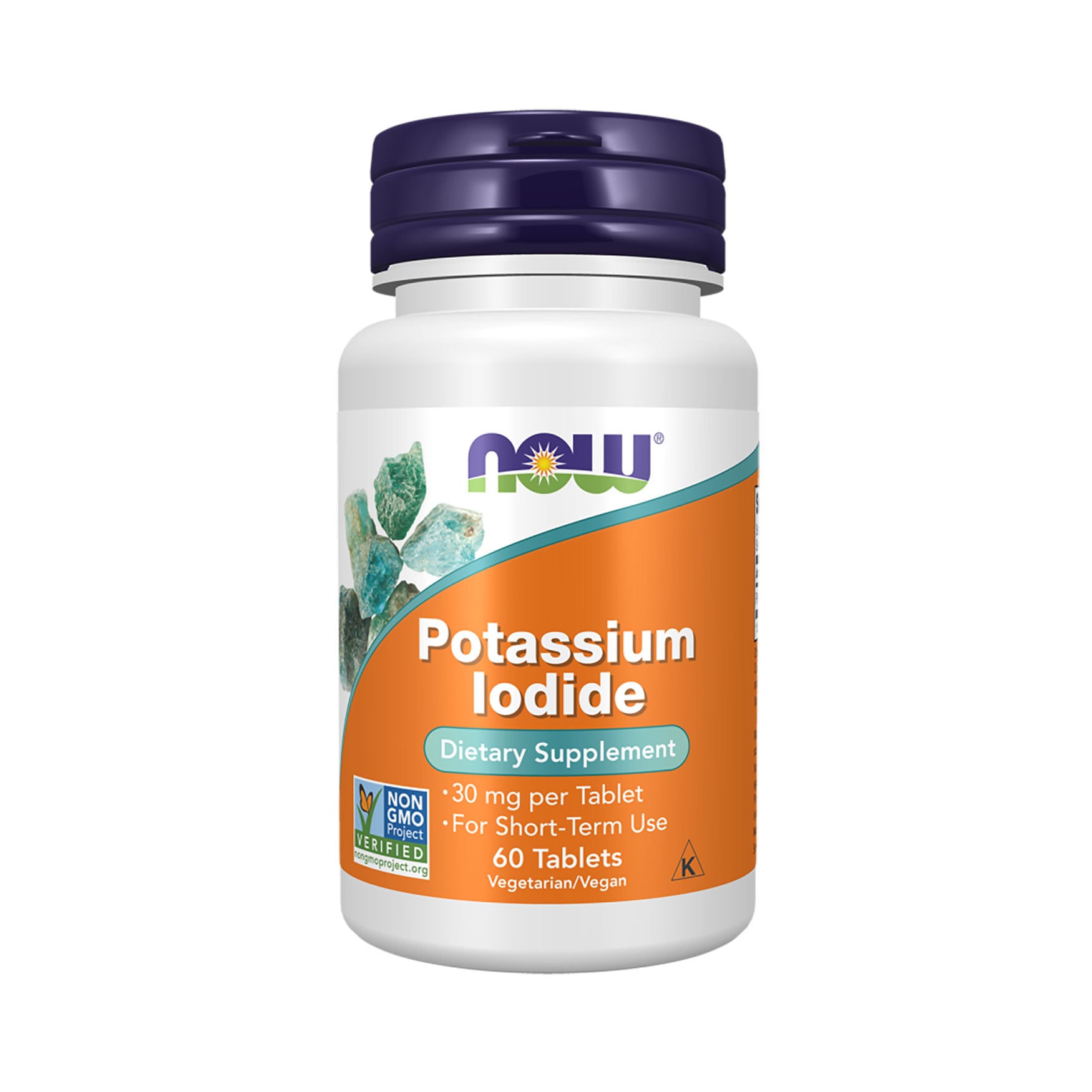 Йодид калію NOW Foods NOW Foods Potassium Iodide 30 мг, 60 таблеток